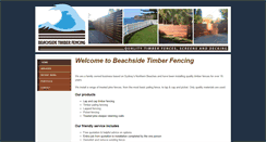 Desktop Screenshot of beachsidefencing.com.au